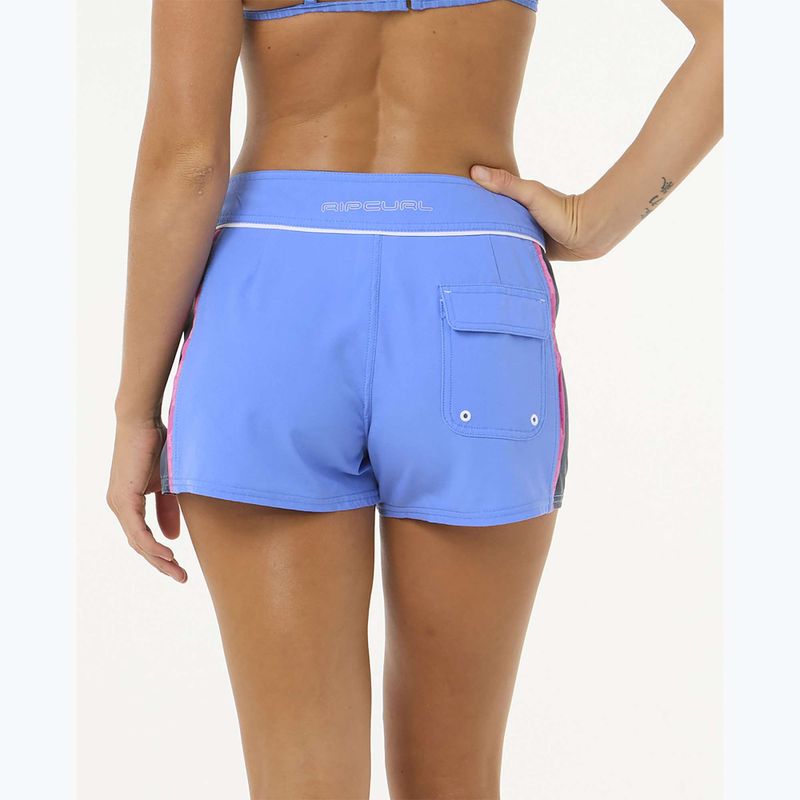 Pantaloncini da bagno Rip Curl Las Dalias Performance 3" donna, blu 10