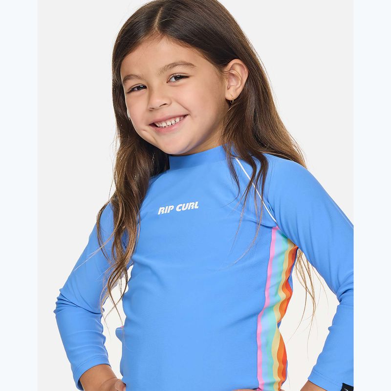 Maglietta da nuoto per bambini Rip Curl Sunshine Revival Rashie cornflower blue 9