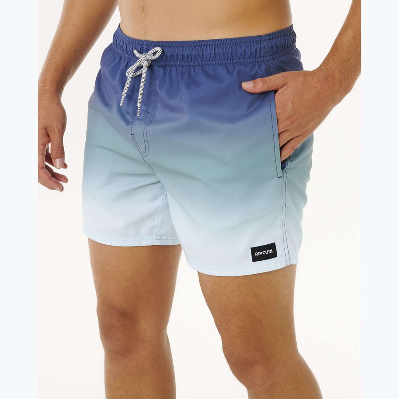Costume da bagno da uomo Rip Curl Offset Fade Volley light navy 6