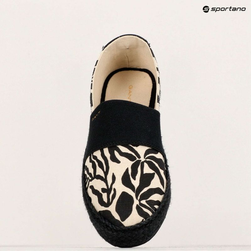 GANT scarpe da donna Raffiaville dry sand/nero 9