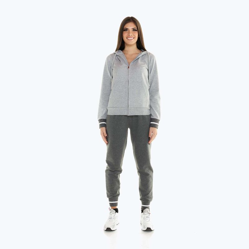 Tuta donna LEONE 1947 Greyss Hoody grigio/melange 3