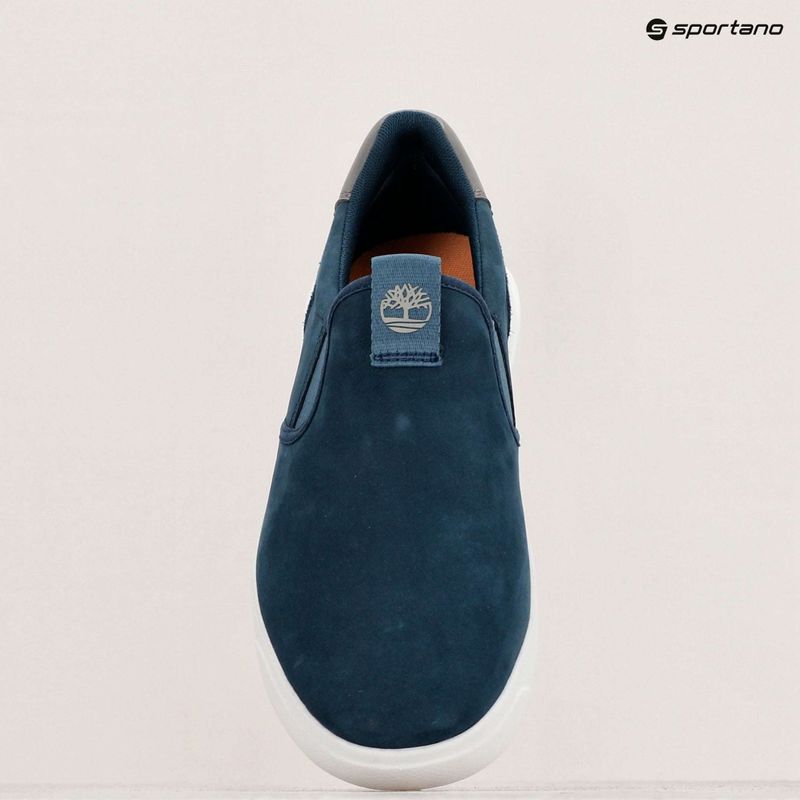 Uomo Timberland Seneca Bay Slip On scarpe in denim scuro 9