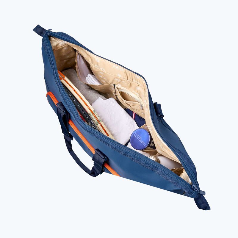 Borsa da tennis Wilson Roland Garros Session De Soiree Large Duffel 2026 navy/clay 6