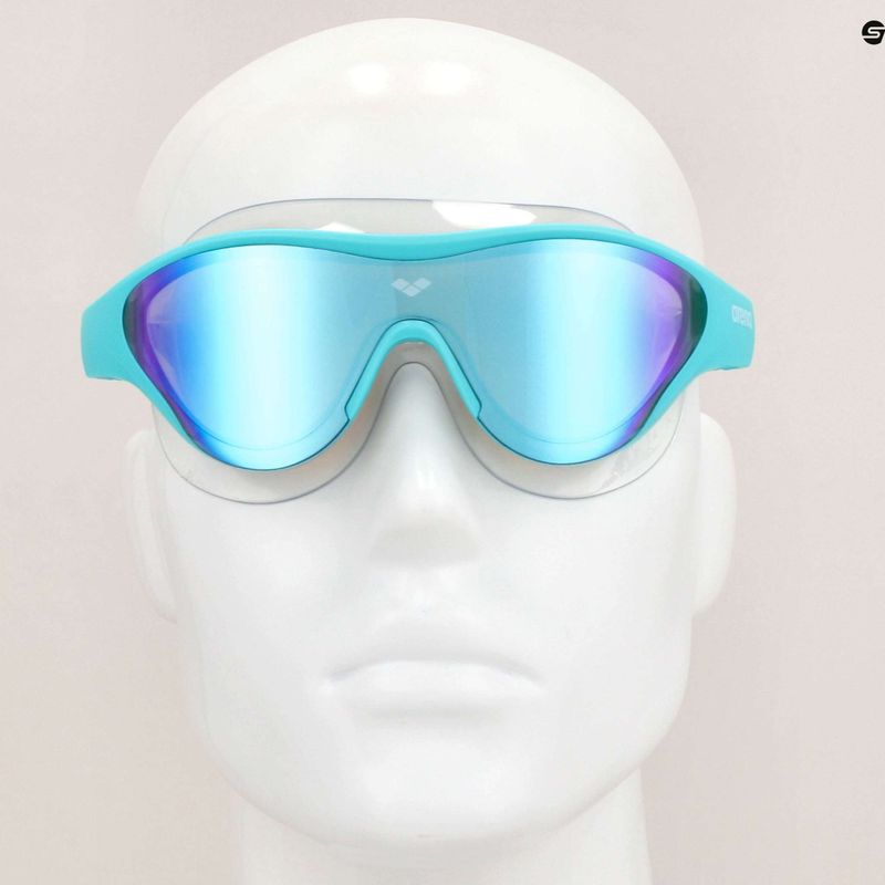 Occhialini da nuoto Arena The One Mask Mirror blue/water/blue cosmo 11