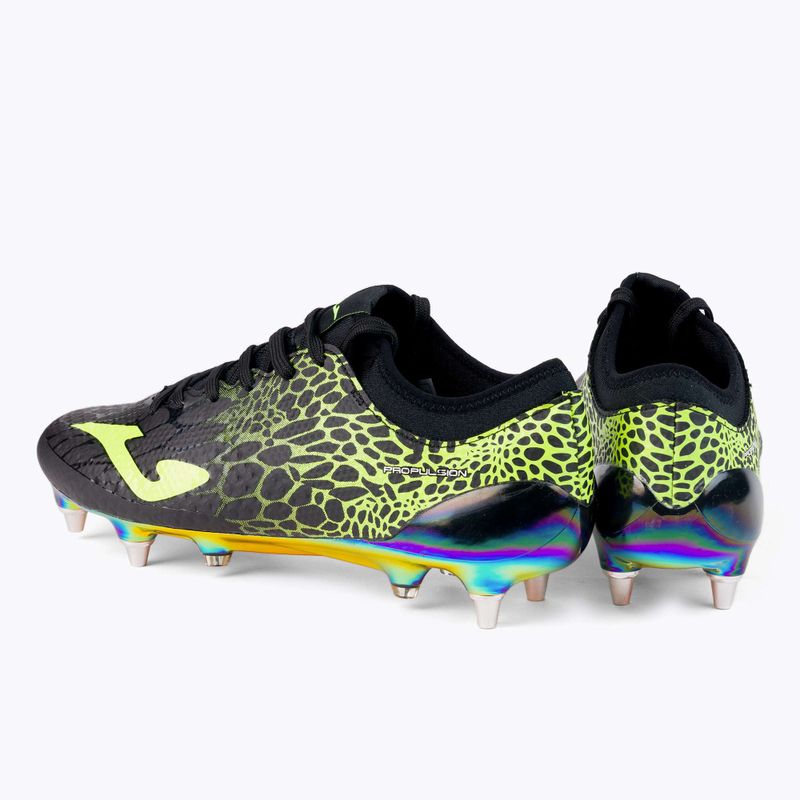 Scarpe da calcio Joma Propulsion Lite SG da uomo, nero 3