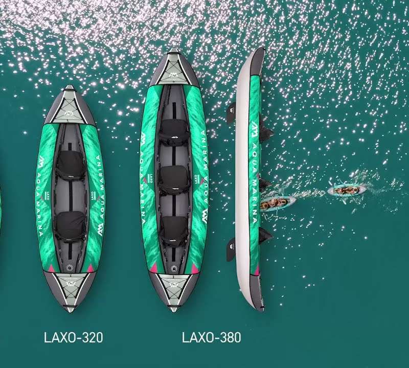 Aqua Marina Laxo Recreational Kayak 10'6" 2021 Kayak gonfiabile per 2 persone 17