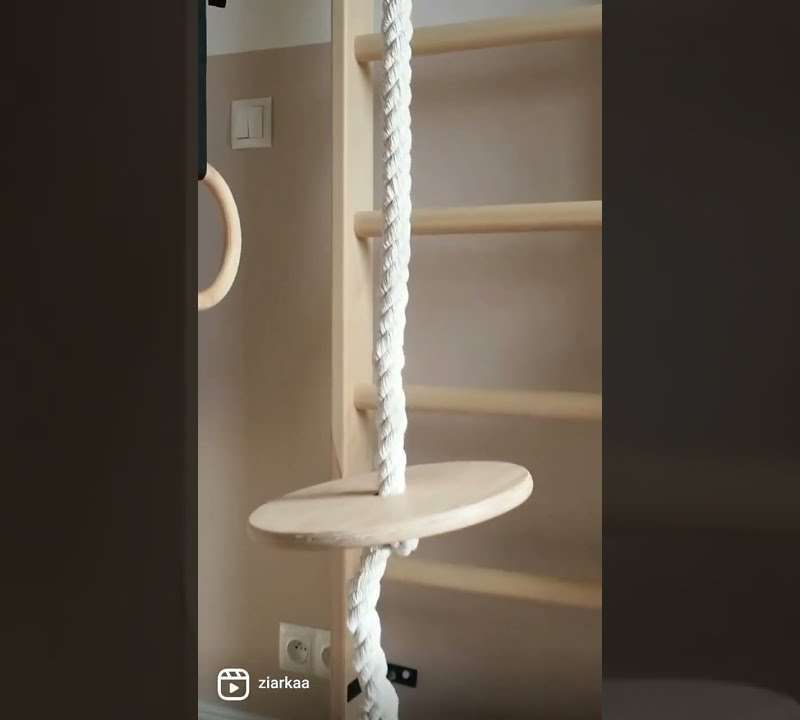 Set di accessori da ginnastica per bambini BenchK in legno naturale A/204 10