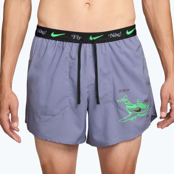 Pantaloncini da running uomo Nike Fly Nike Stride 5" iron purple/black