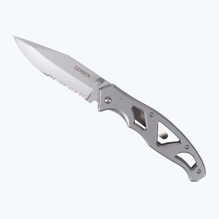 Gerber Paraframe II Folder Coltello da trekking seghettato in argento