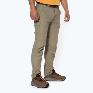 Pantaloni da trekking Columbia Silver Ridge II Convertible tusk da uomo