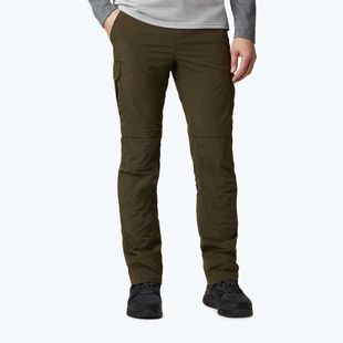 Pantaloni da trekking Columbia Silver Ridge II Convertible verde oliva per uomo