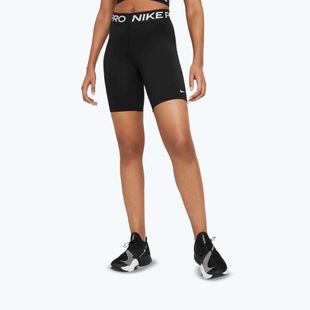 Pantaloncini da allenamento da donna Nike Pro 365 8" nero/bianco