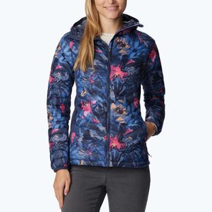 Columbia Powder Pass Giacca ibrida da donna con cappuccio stampa floreale notturna