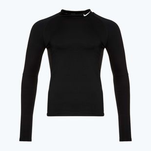Maglia a maniche lunghe da allenamento Nike Pro Dri-Fit Warm bianco/nero da uomo
