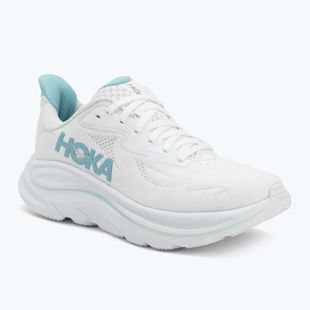 Scarpe da corsa da donna HOKA Clifton 10 bianco/cielo blu
