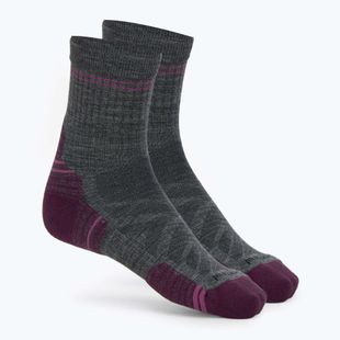 Calze da donna Samrtwool Hike Targeted Cushion Mid Crew grigio medio