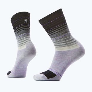 Calzini da donna Smartwool Everyday Stitch Stripe Crew purple/black