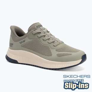 Scarpe SKECHERS Bobs Squad 4 oliva da uomo
