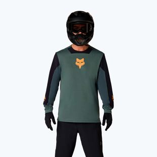 Maglia a maniche lunghe da ciclismo da uomo Fox Racing Defend Creation sage