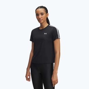 T-shirt da allenamento donna Under Armour Tech Wordmark Tape black/white/white