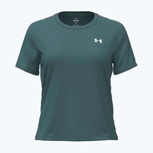 Maglia da allenamento donna Under Armour Tech Wordmark Tape rack green/black/white