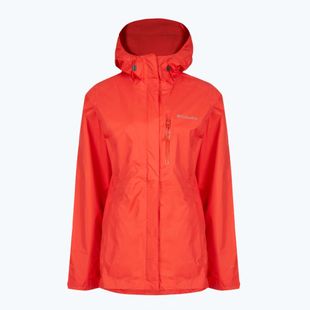 Giacca antipioggia da donna Columbia Pouring Adventure III poppy red