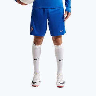 Pantaloncini da calcio da uomo Nike FFF Strike game royal/metallic copper