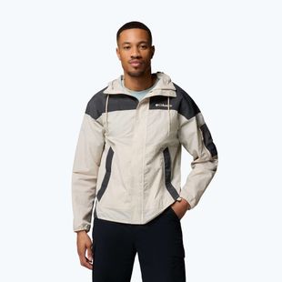 Giacca antivento da uomo Columbia Challenger II Windbreaker dark stone/shark