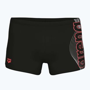 Pantaloncini da bagno arena Basic da uomo, nero