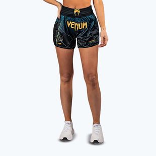 Pantaloncini da allenamento Venum Tactical XT Muay Thai da uomo nero/verde bosco