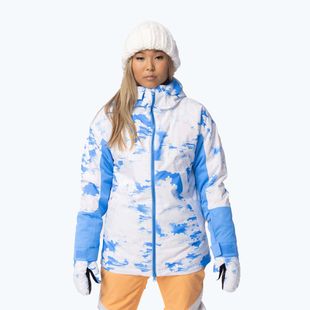 Giacca da snowboard donna ROXY Chloe Kim azzurro nuvole