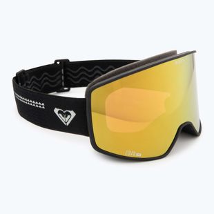 Maschera da snowboard donna ROXY Storm W black/clux ml pink gold