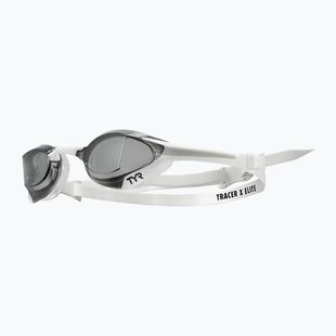 Occhiali da nuoto TYR Tracer-X Elite Racing fumo/bianco