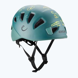 EDELRID Shield II casco da arrampicata per bambini giada/petrol