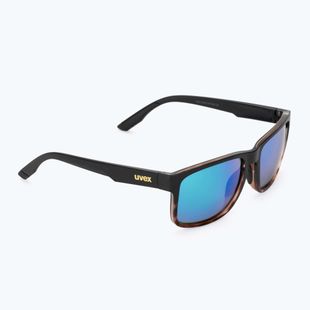 Occhiali da sole UVEX Poise black demi matt/mirror green