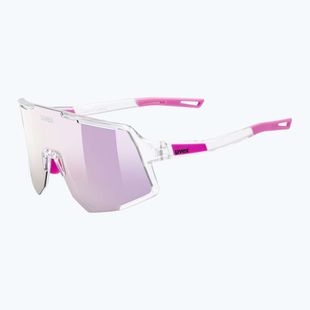 Occhiali da sole UVEX Sequenze clear/mirror pink