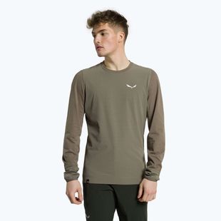 Salewa Lavaredo Hemp Print Uomo manica lunga da arrampicata con cavo bungee