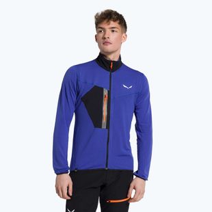 Felpa trekking da uomo Salewa Pedroc electric melange