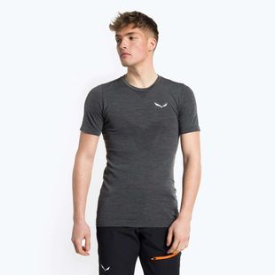 Camicia da trekking da uomo Salewa Pedroc AMR nero out