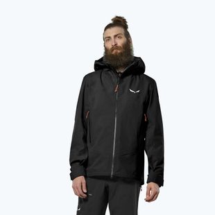 Giacca impermeabile uomo Salewa Ortles GTX 3L EPE black