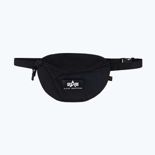 Alpha Industries - Marsupio con stampa in gomma nero