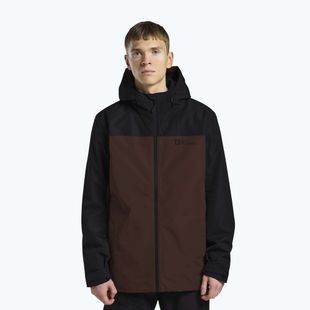 Giacca 3in1 da uomo Jack Wolfskin Taubenberg 3In1 hot choc