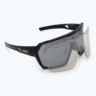 Occhiali da sole Endura Singletrack nero/platino revo smoke/argento chiaro flash mirror