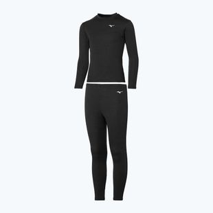 Set di intimo termico per bambini Mizuno Mid Top&Bottom nero