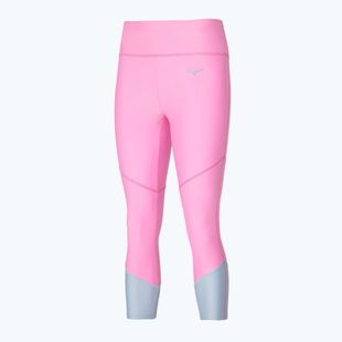 Leggings Mizuno Impulse Core 3/4 lilla in chiffon da donna