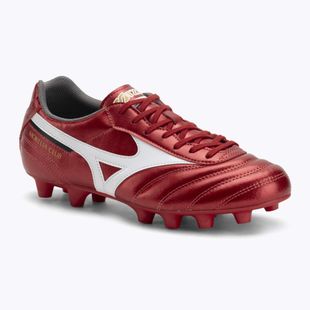 Scarpe da calcio Mizuno Morelia II Club FG 40° rosso/bianco/nero