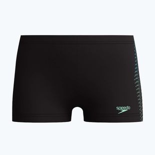 Boxer da nuoto per bambini Speedo Plastisol Placement Aquashort black/alfalfa green