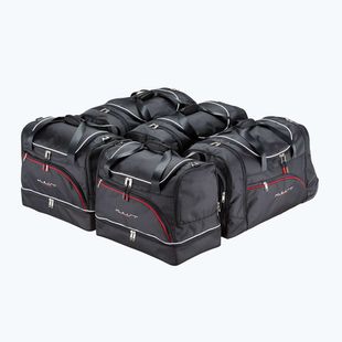 Set di borse portabagagli KJUST Audi A6 Limousine C8 2018+ 5 pezzi nero