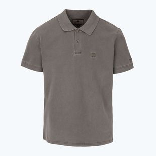 Polo Pitbull Washed da uomo marrone scuro