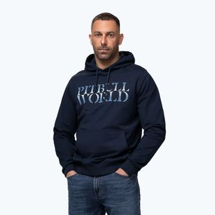 Felpa da uomo Pitbull World Sweatshirt Hooded dark navy